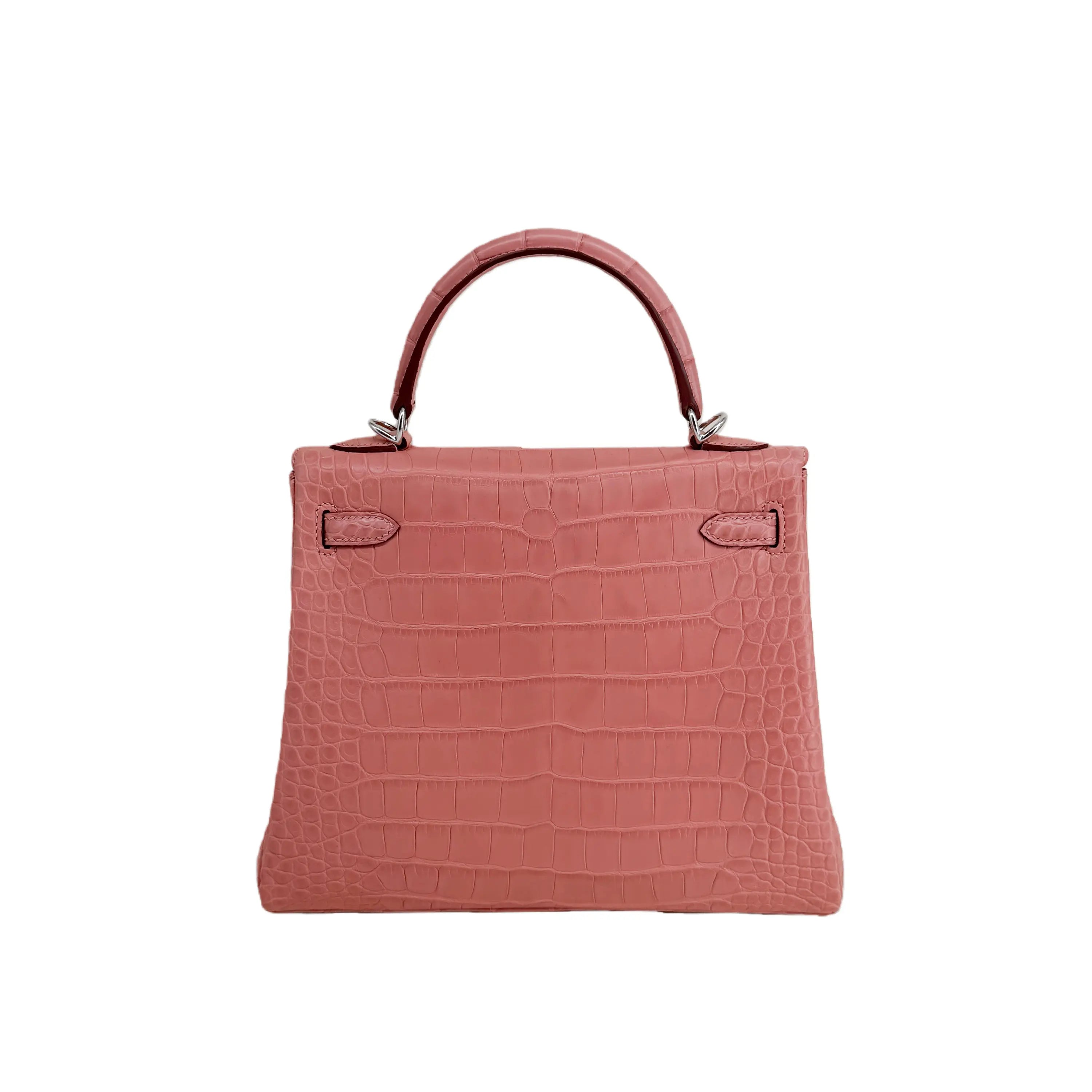 K25 Lait Matte Alligator Palladium Hardware