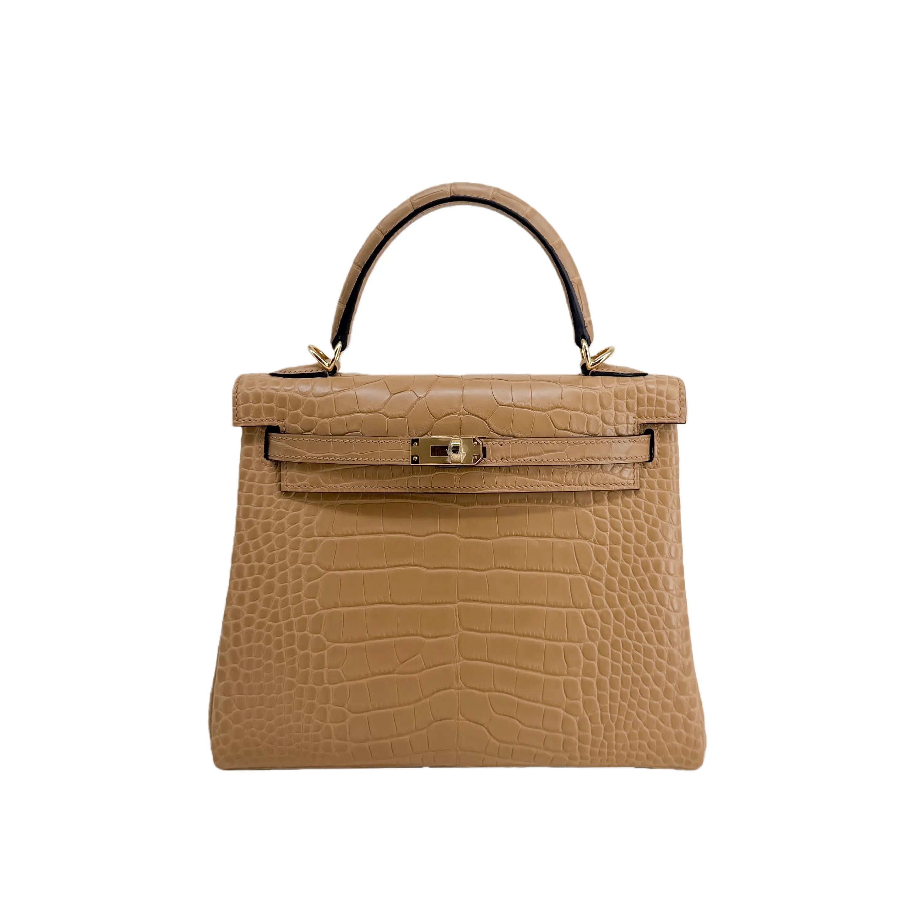 K25 Trench Matte Alligator Gold Hardware