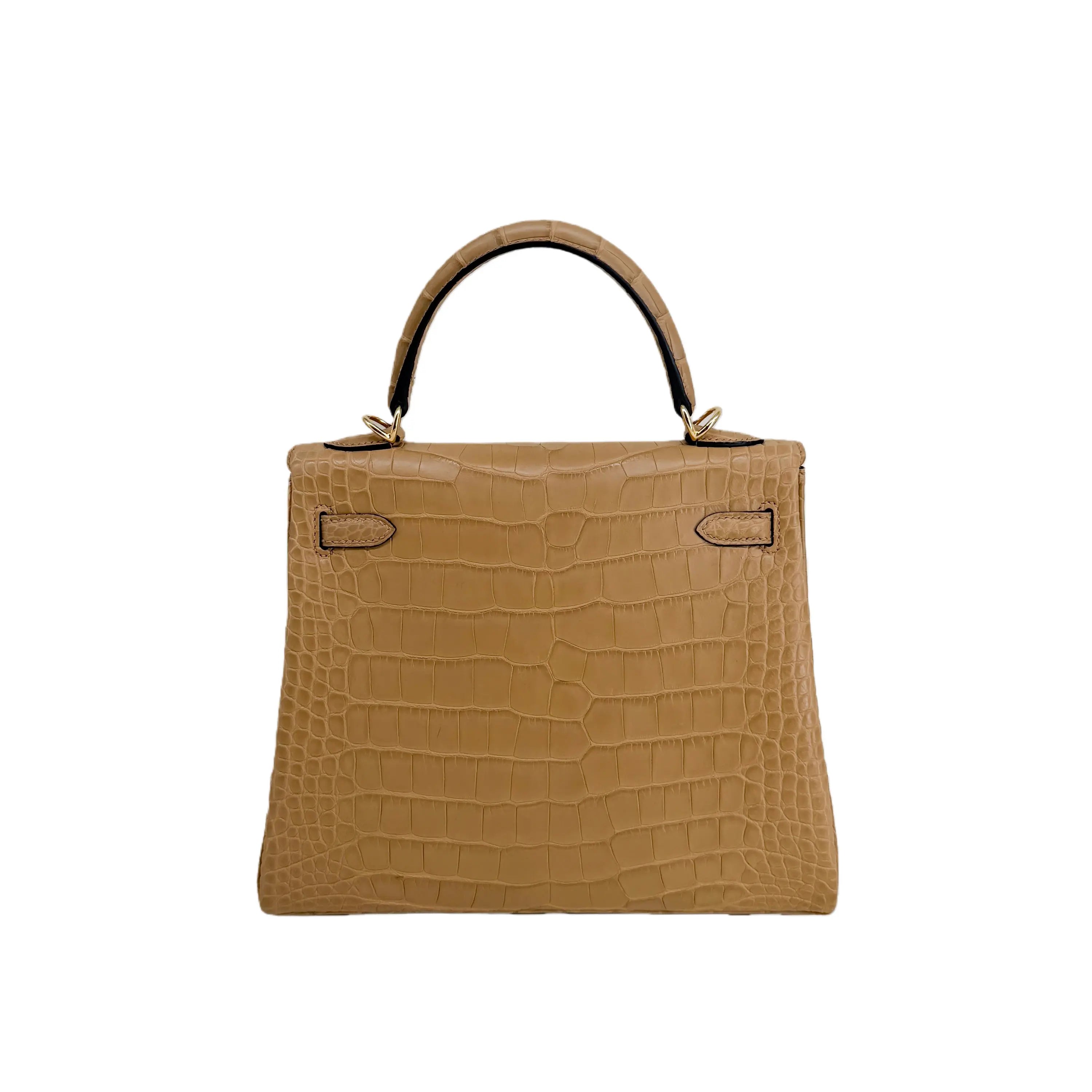 K25 Trench Matte Alligator Gold Hardware