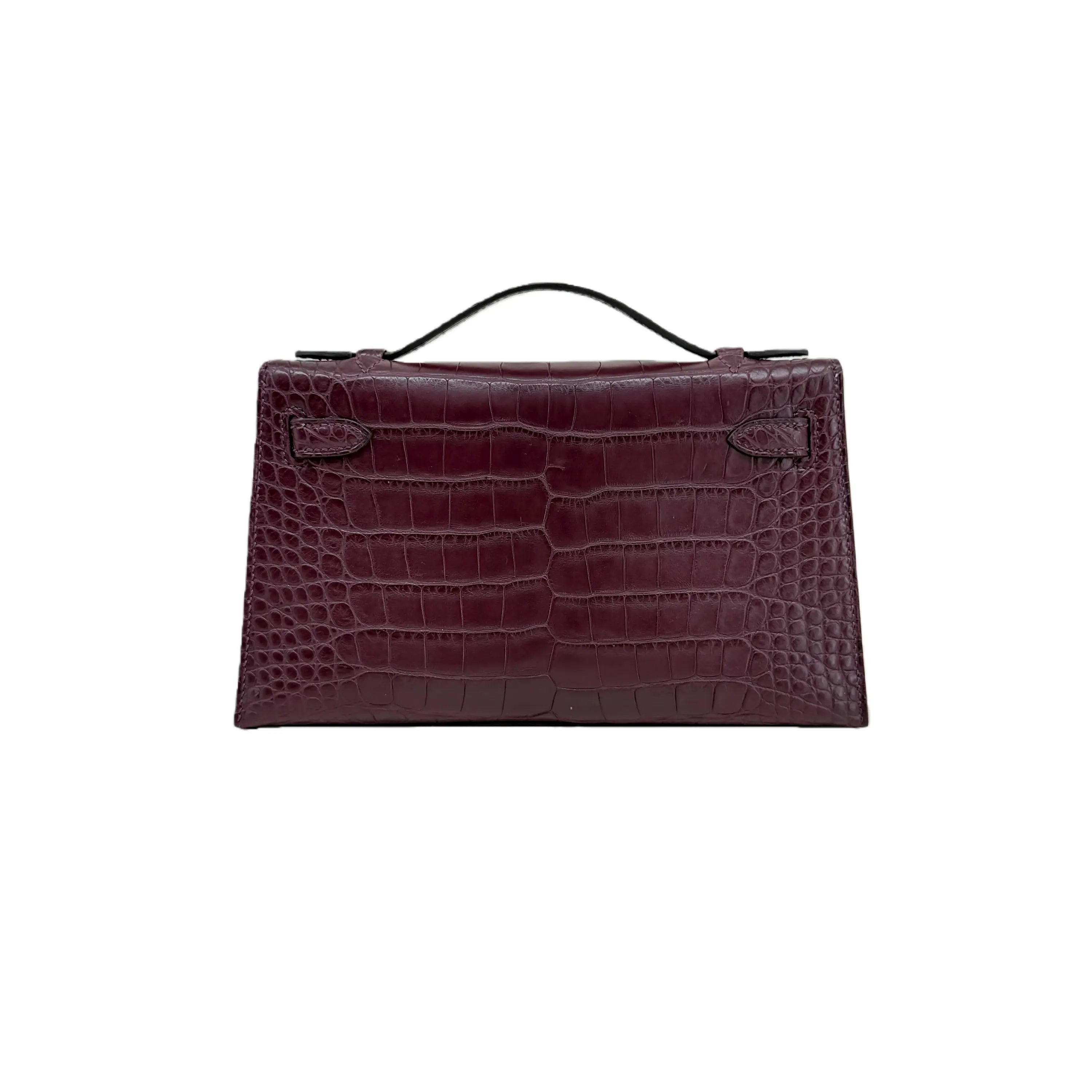 MK I 22 Prune Matte Alligator Gold Hardware