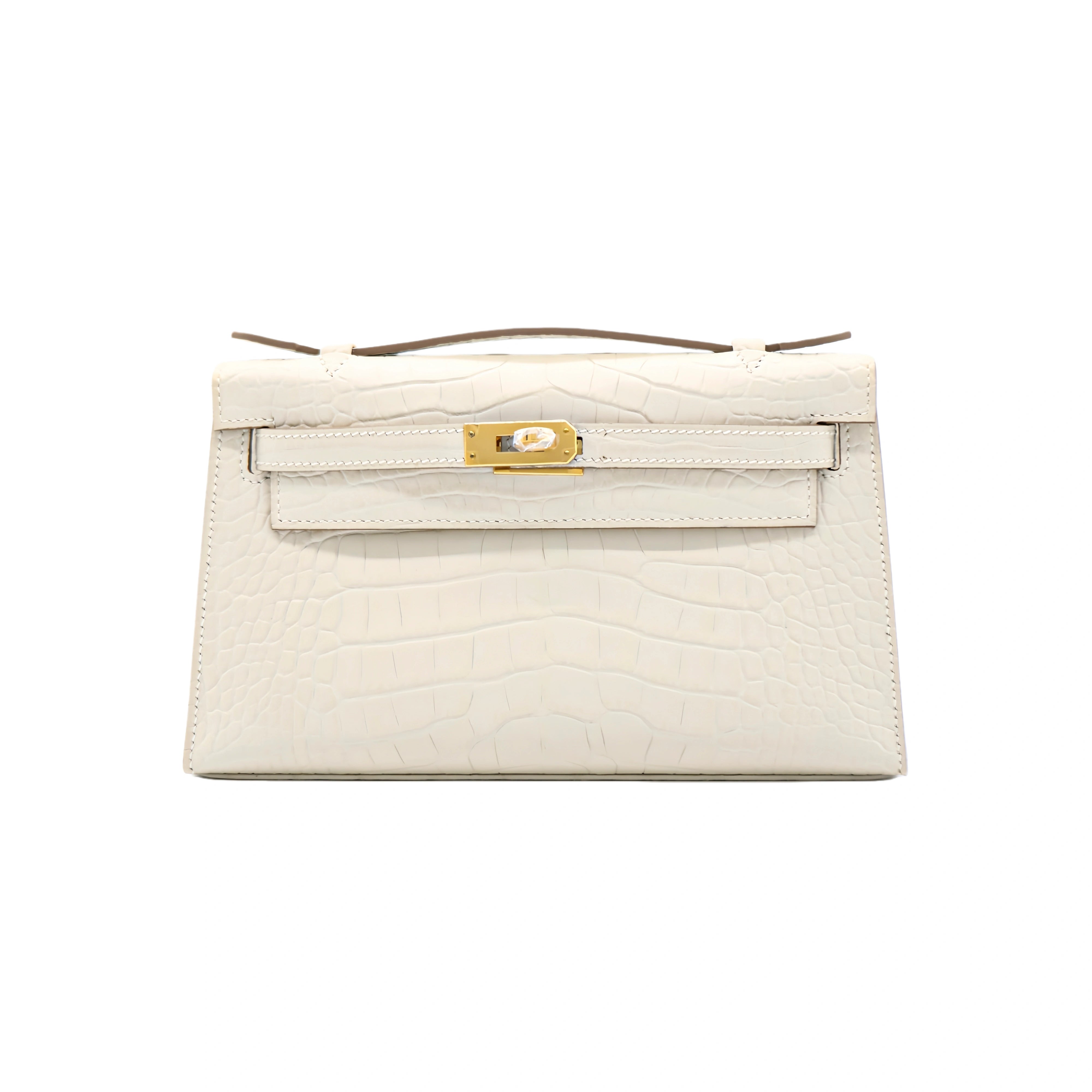 MK I 22 Matte Alligator Handbag Beton