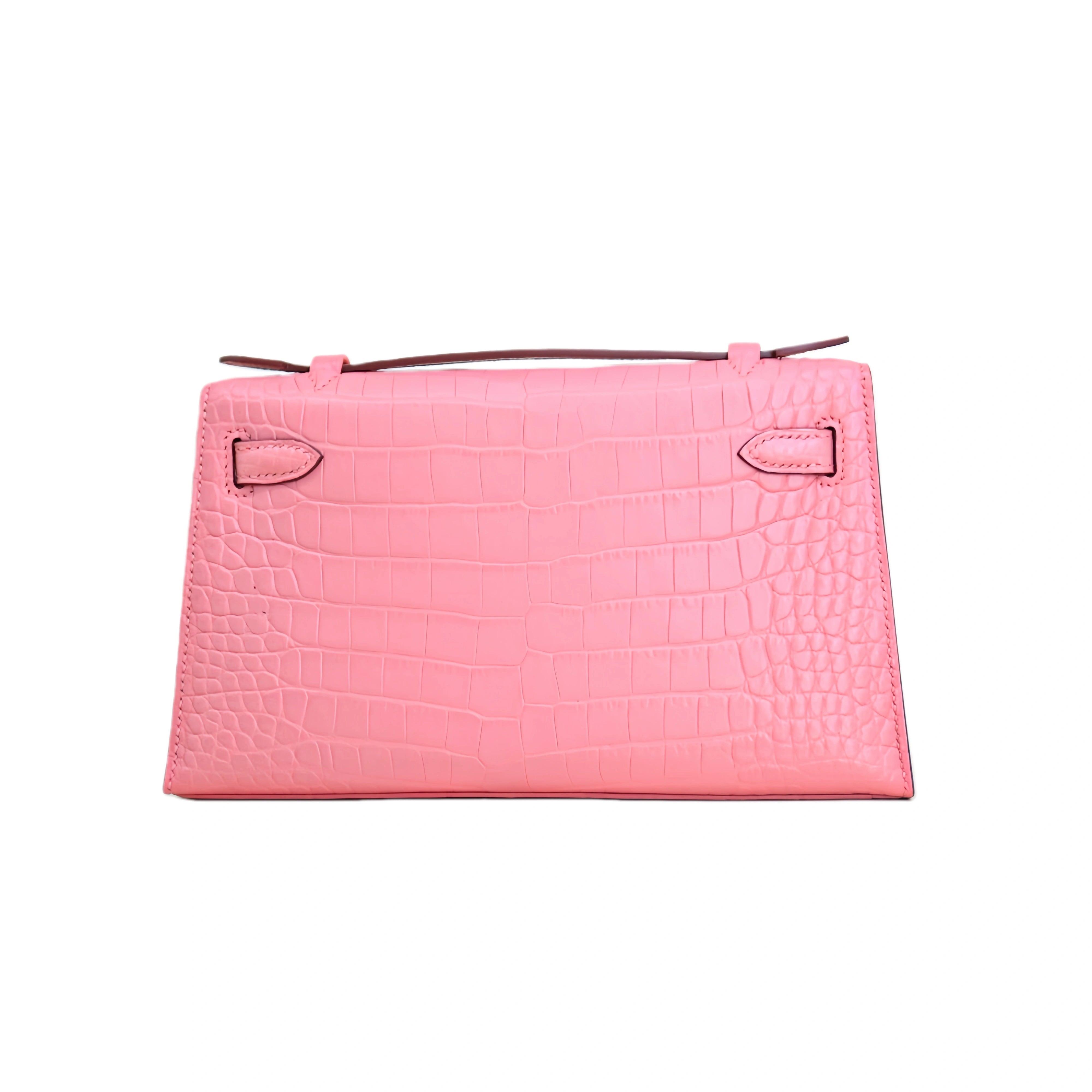 MK I 22 Matte Alligator Handbag Baby Pink