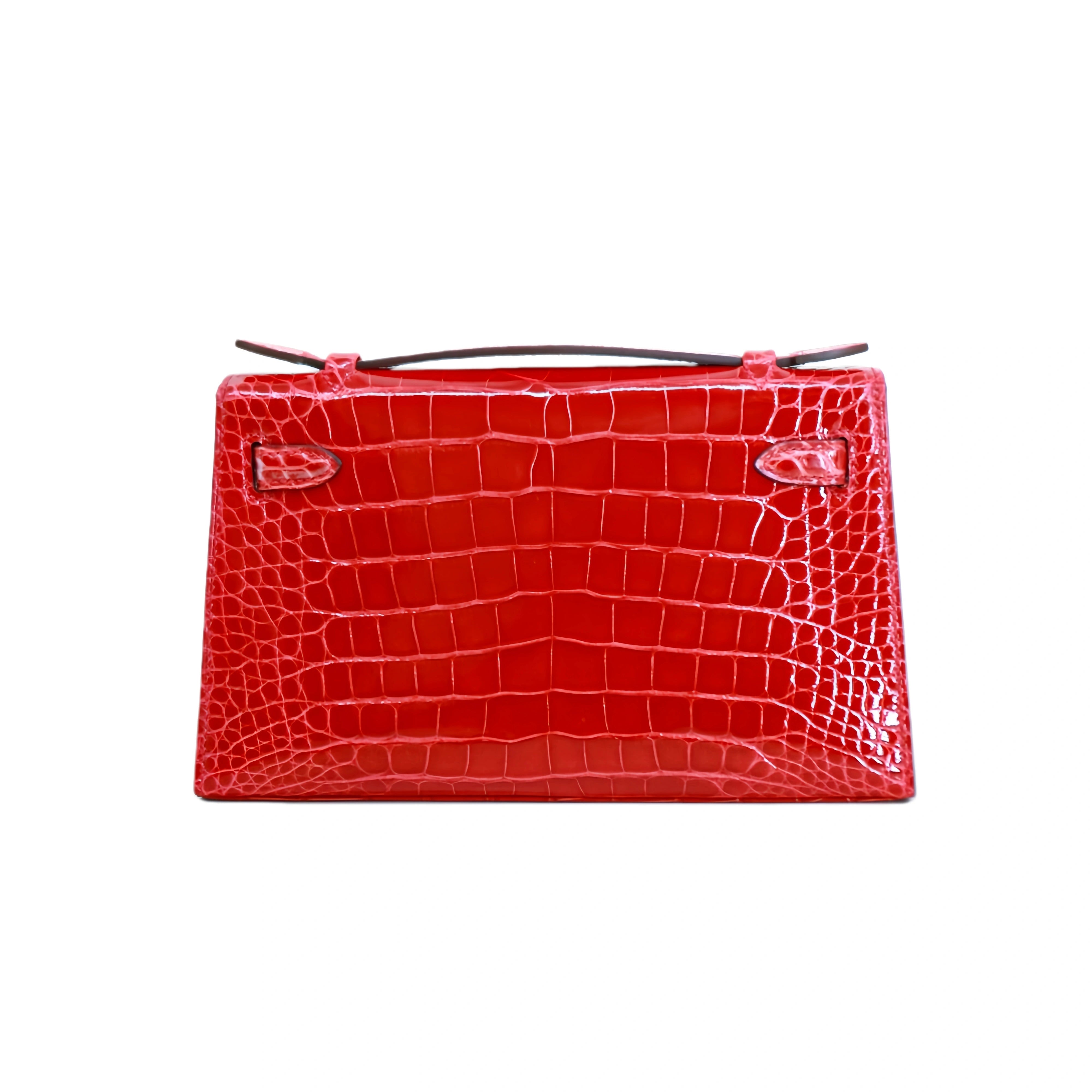 MK I 22 Lisse Alligator Handbag Rouge Vif