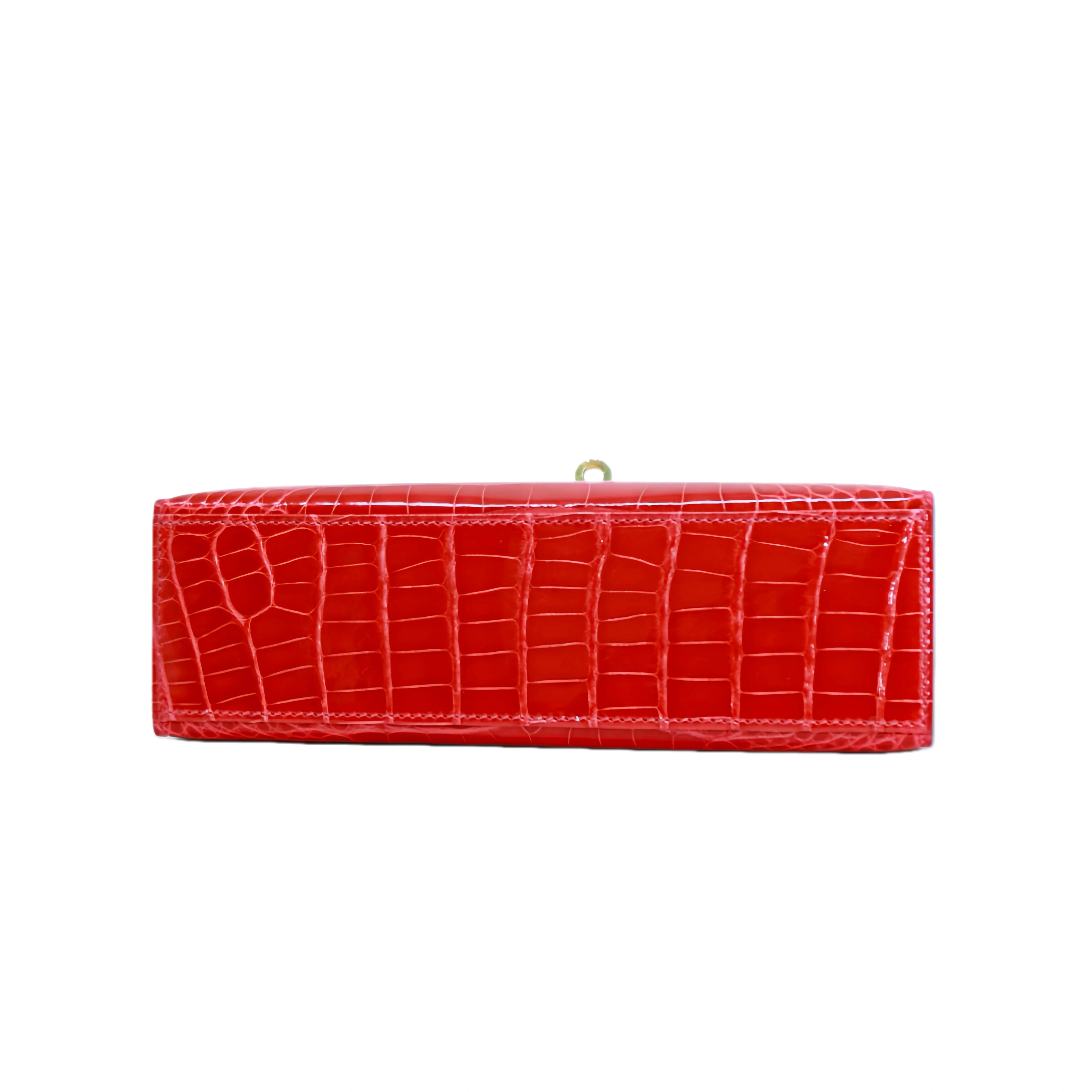 MK I 22 Lisse Alligator Handbag Rouge Vif