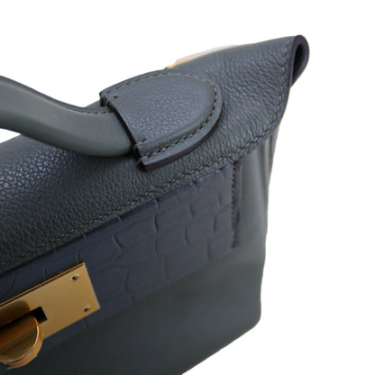 2424 Bag Matte Alligator and Evercolor Calfskin Bleu Tempête