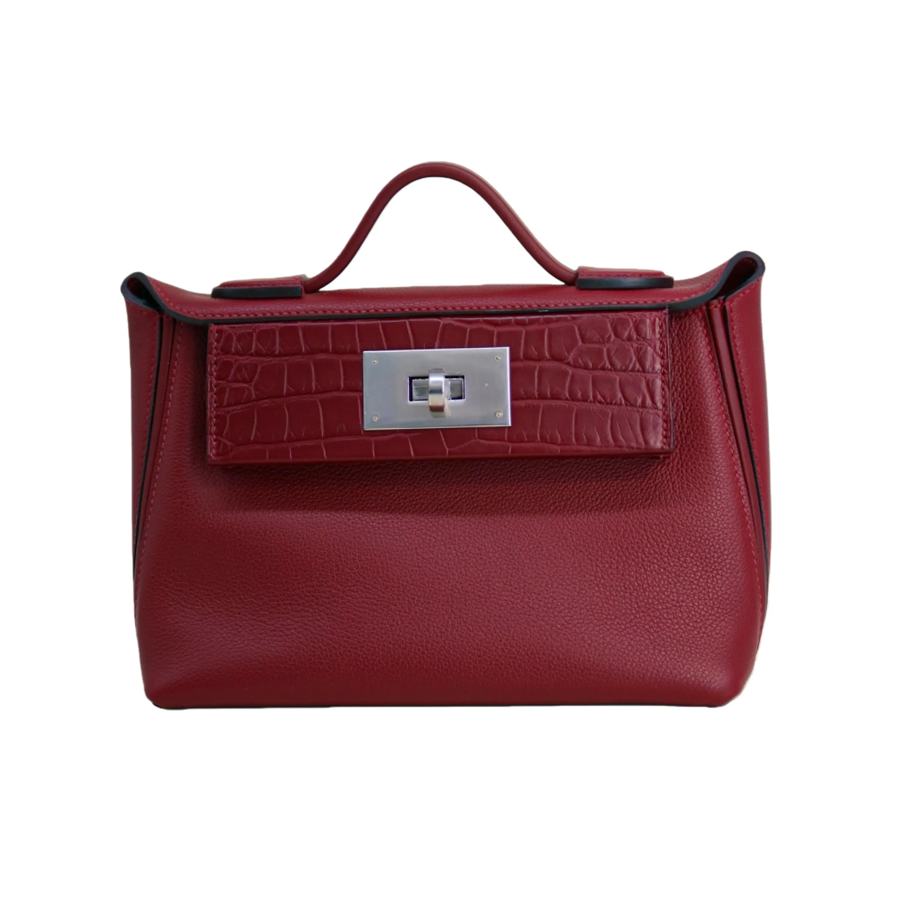 2424 Bag Matte Alligator and Evercolor Calfskin Rouge Grenat