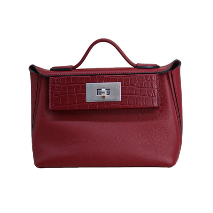 2424 Bag Matte Alligator and Evercolor Calfskin Rouge Grenat