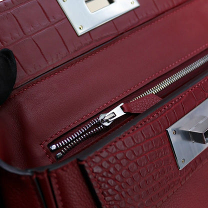 2424 Bag Matte Alligator and Evercolor Calfskin Rouge Grenat