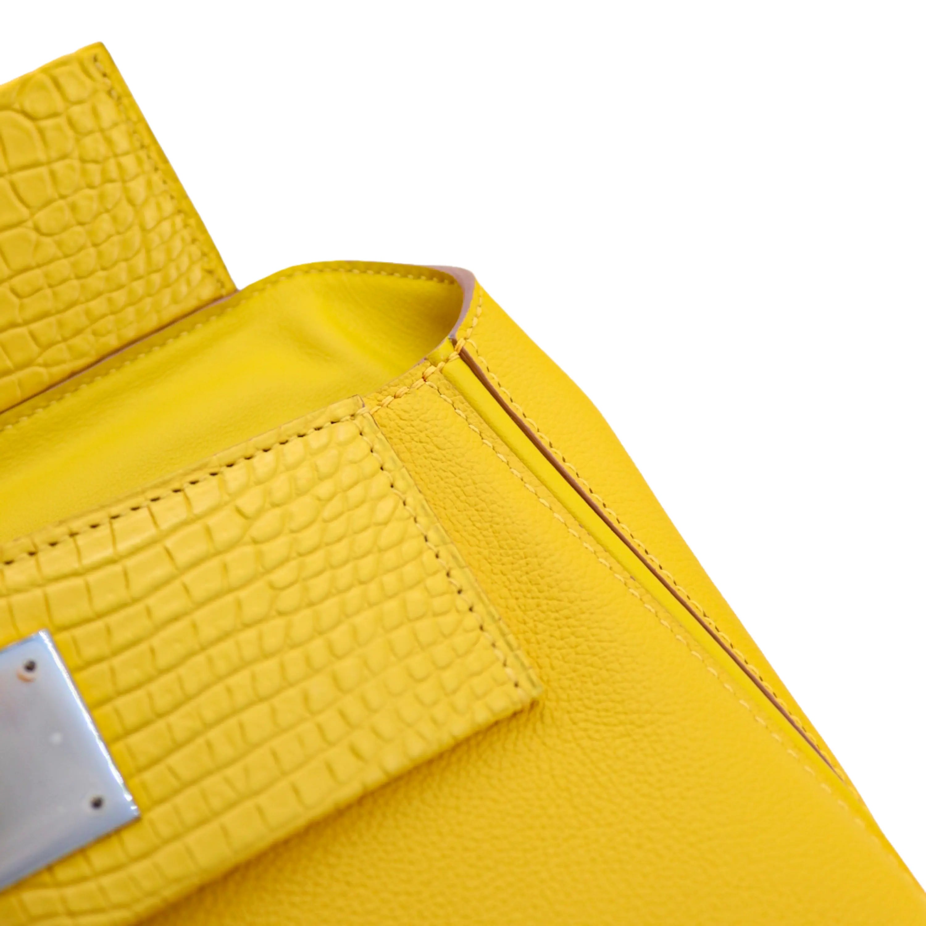 2424 Bag Matte Alligator and Evercolor Calfskin Soleil Yellow