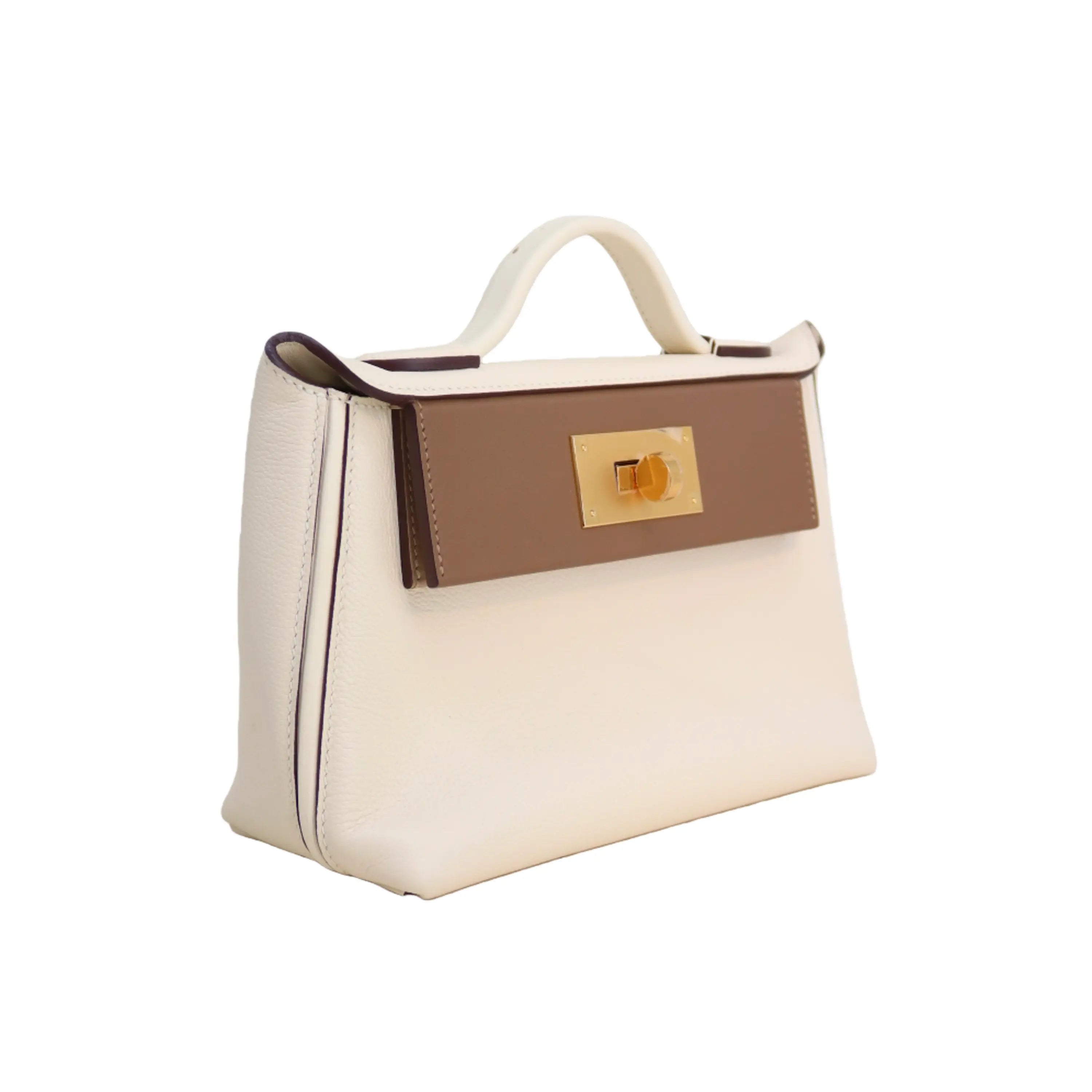 2424 Bag Evercolor and Swift Calfskin Cream White