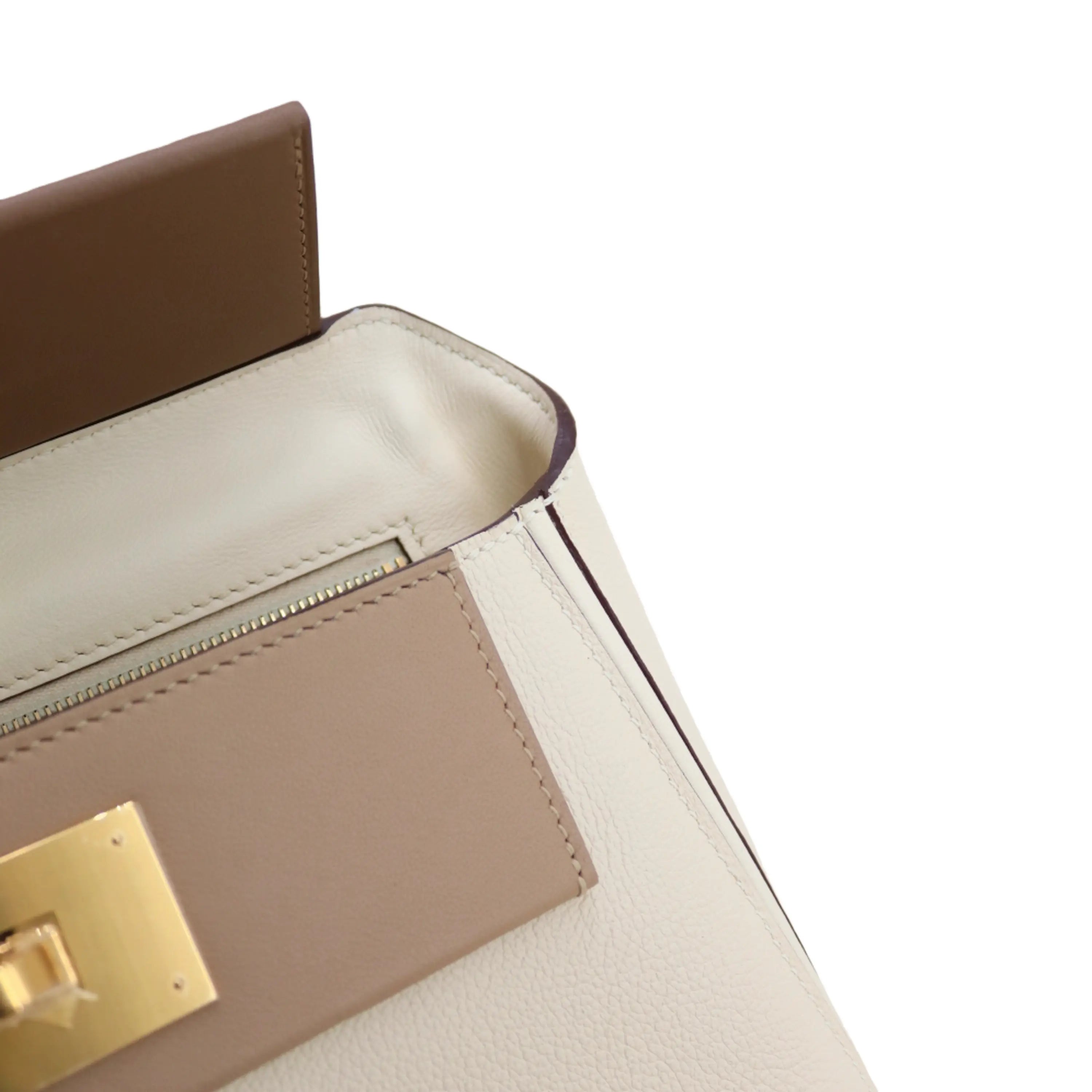 2424 Bag Evercolor and Swift Calfskin Cream White