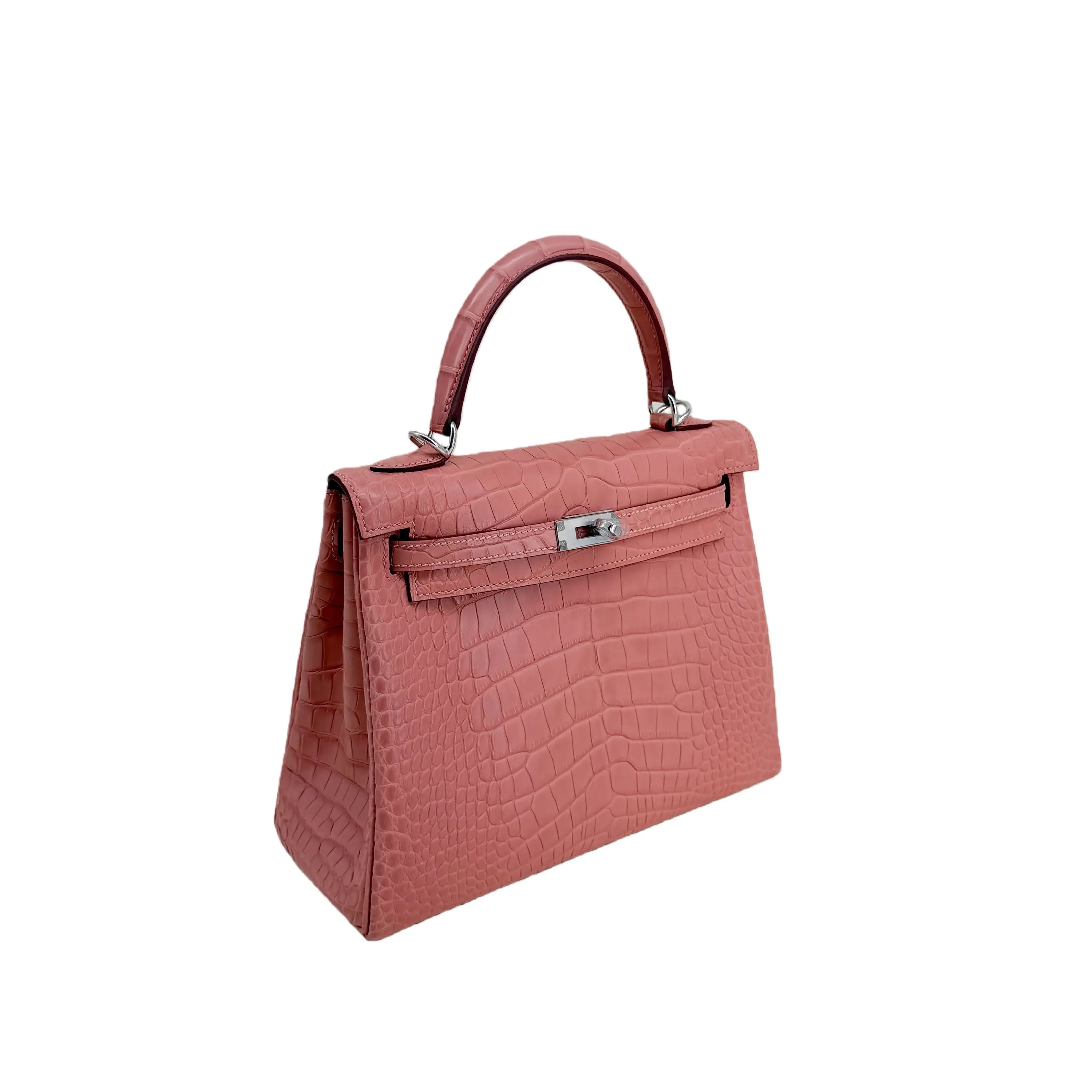 K25 Lait Matte Alligator Palladium Hardware