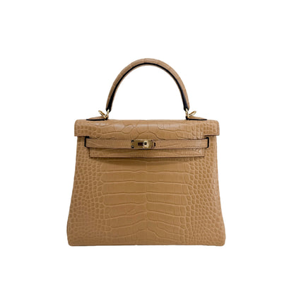 K25 Trench Matte Alligator Gold Hardware