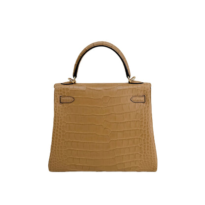 K25 Trench Matte Alligator Gold Hardware