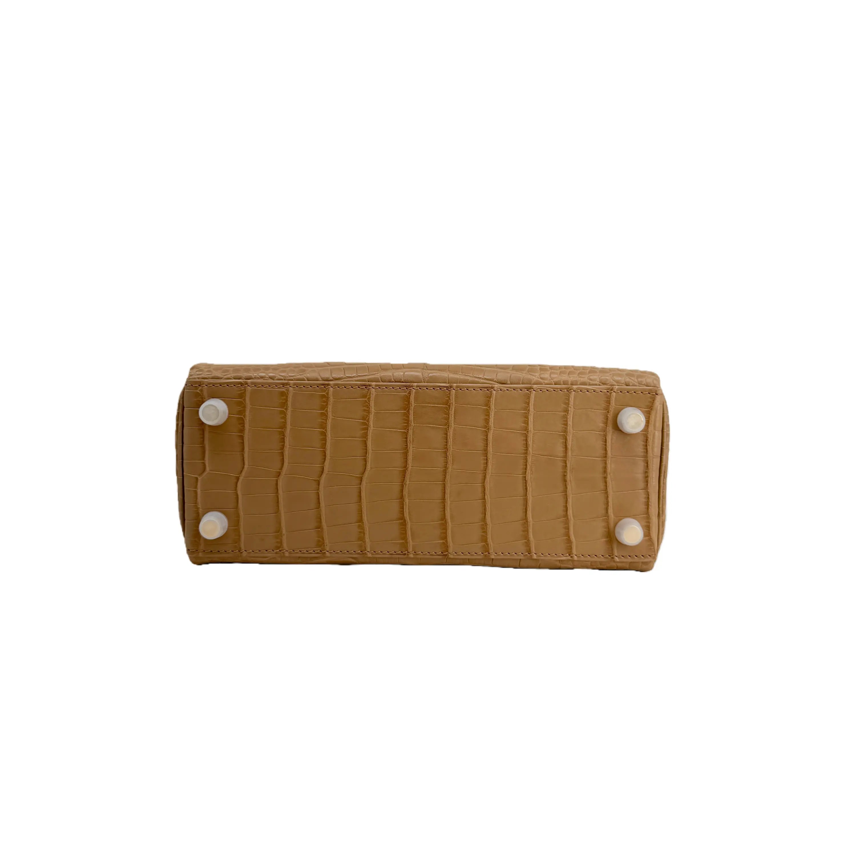 K25 Trench Matte Alligator Gold Hardware