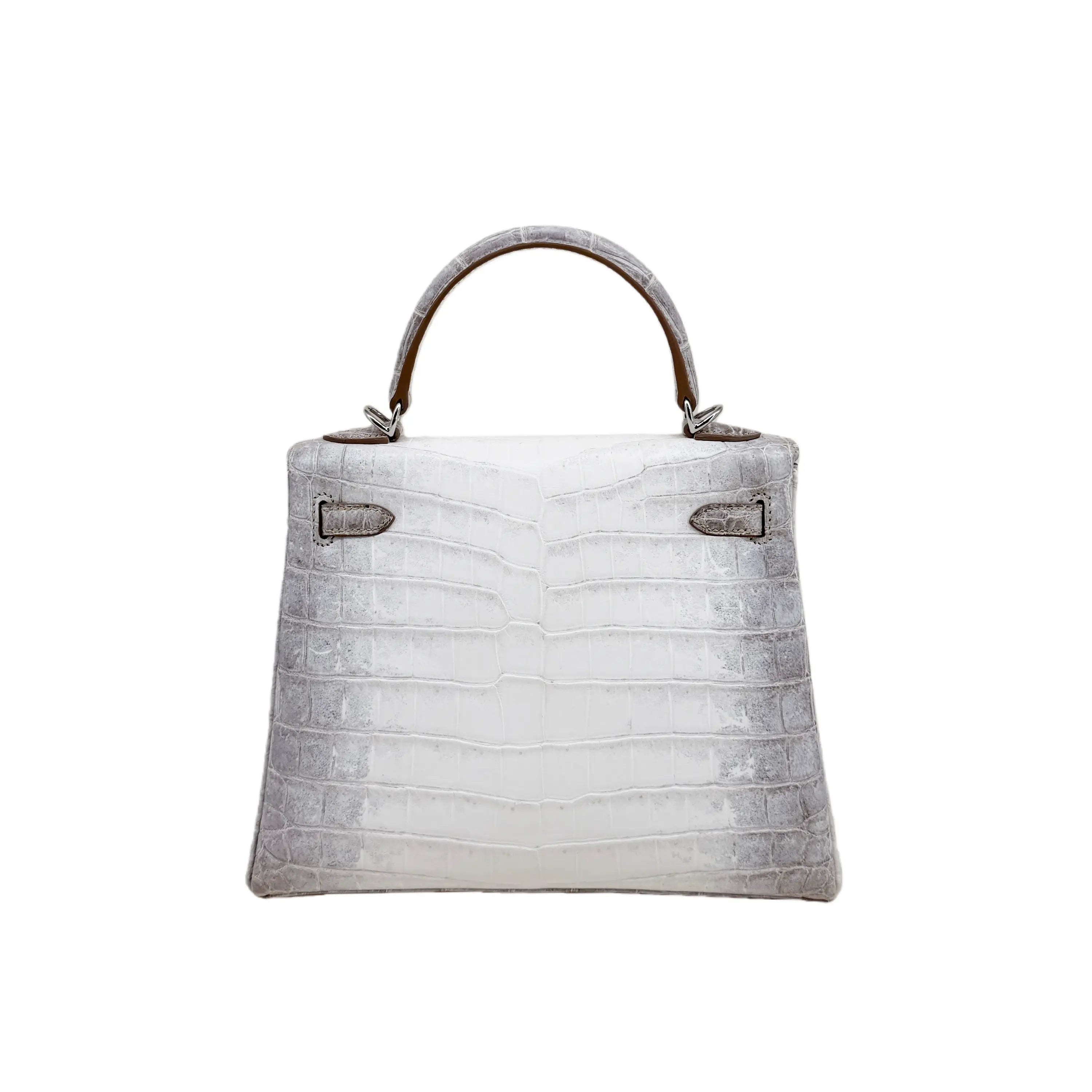 K25 Himalayan Blanc Matte Crocodile PHW – Himalayan White-Gray