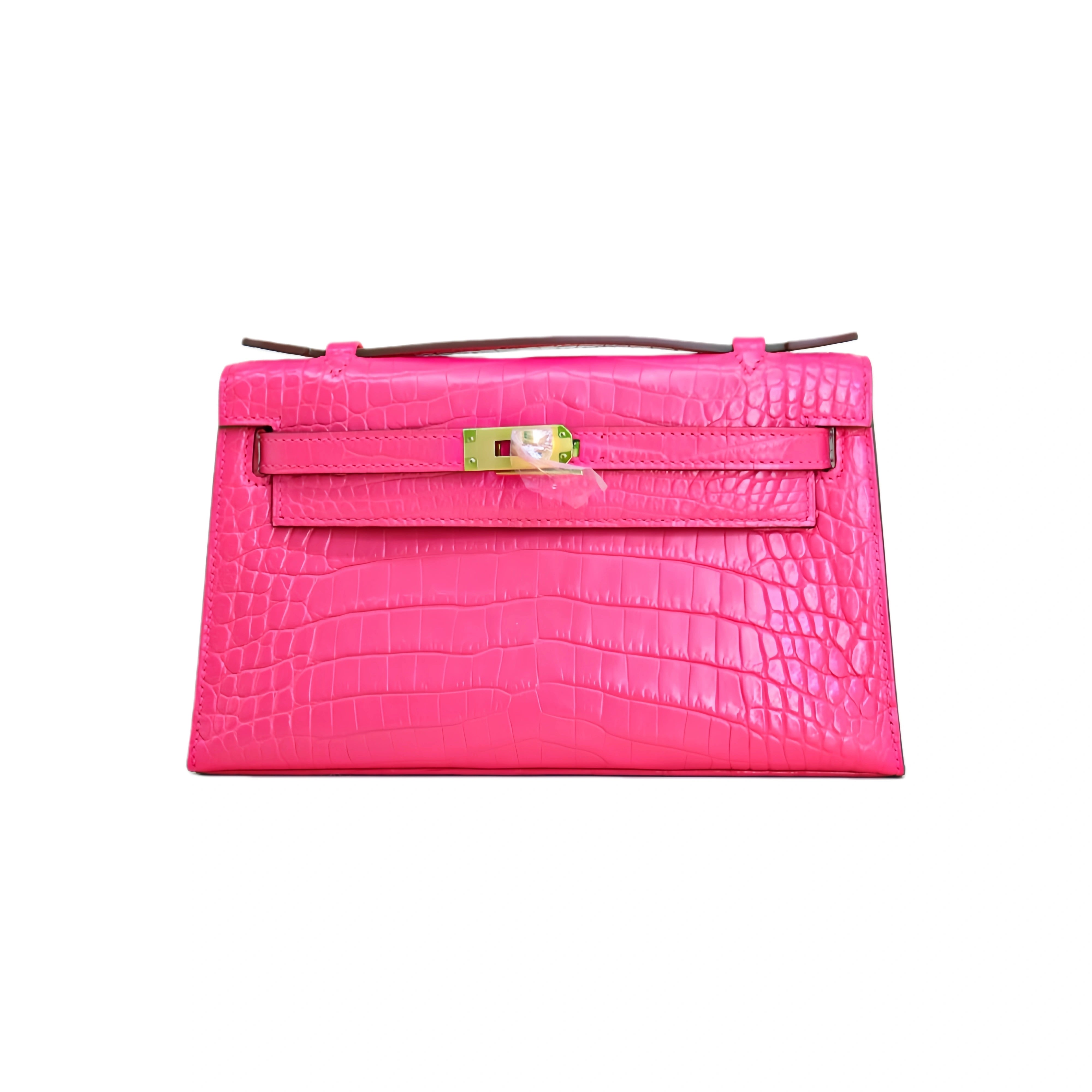 MK I 22 Matte Alligator Handbag Rose Pink