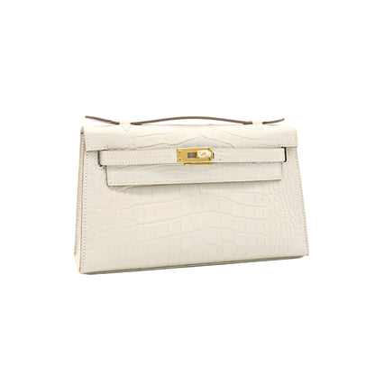 MK I 22 Matte Alligator Handbag Beton