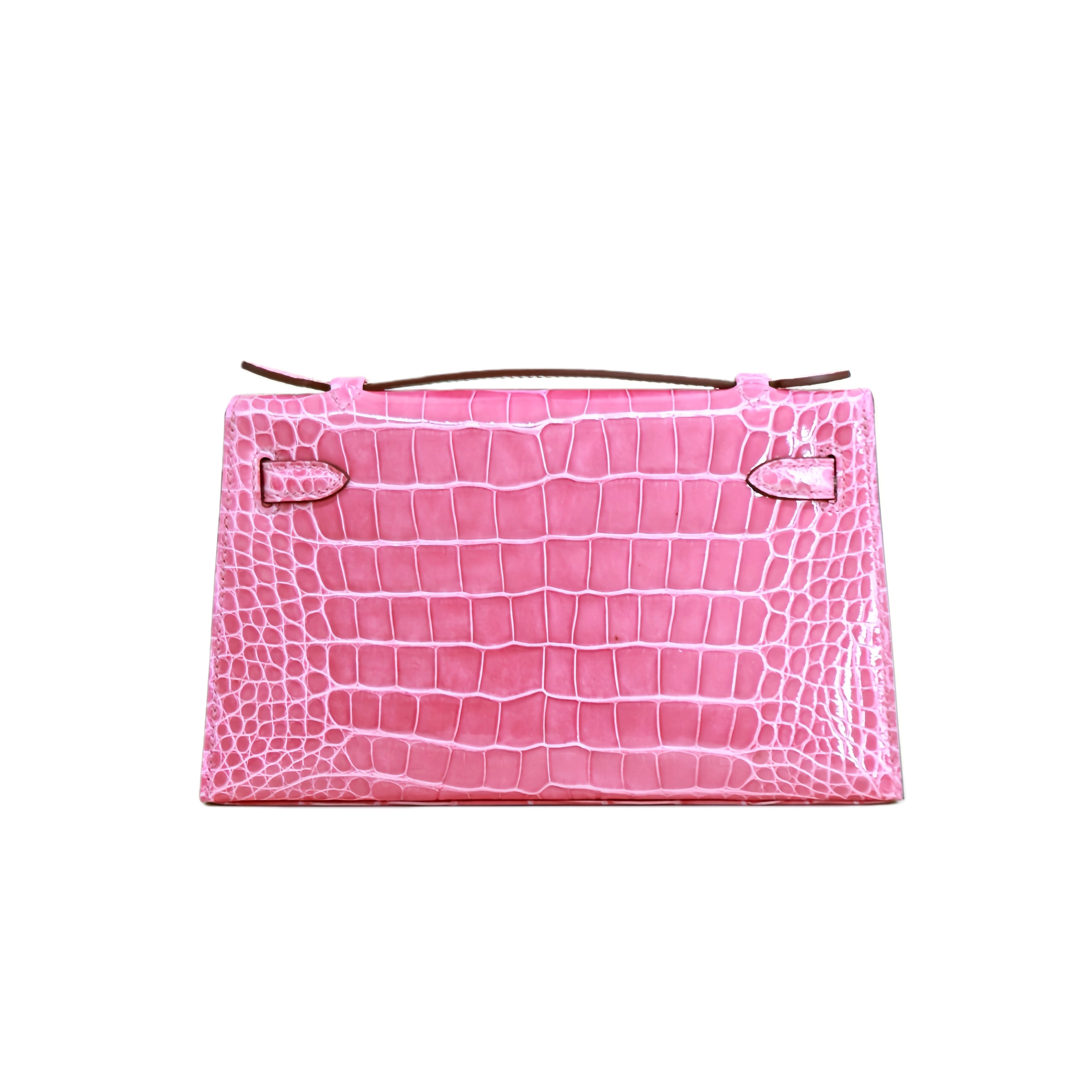 MK I 22 Lisse Alligator Handbag Bubblegum